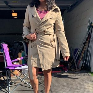 Michael Kors trench coat - brown, size small